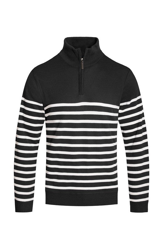 Men's Quarter Zipper Pullover Sweater | Zarnesh