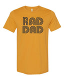 Men's RAD DAD Softstyle - Tee Perfect Father's Day Gift | Zarnesh