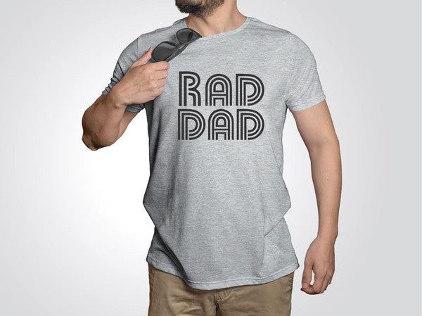 Men's RAD DAD Tee Perfect Father's Day Gift | Zarnesh