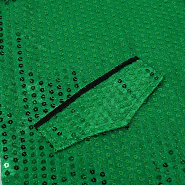 Men’s Sequin Tailcoat Formal Long Back Tuxedo Blazer Jacket | Zarnesh