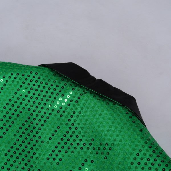 Men’s Sequin Tailcoat Formal Long Back Tuxedo Blazer Jacket | Zarnesh