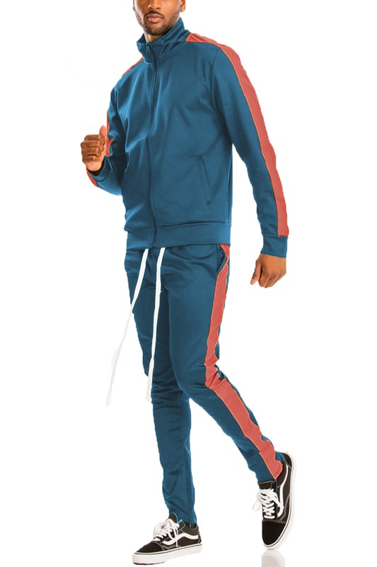  Men's Single Stripe Track Set | Zarnesh 