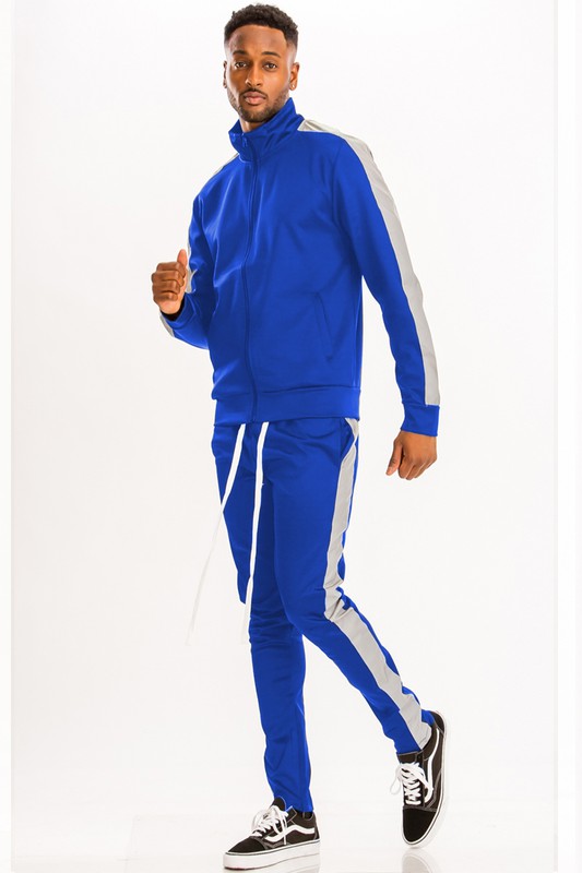 Men's Single Stripe Track Set | Zarnesh 