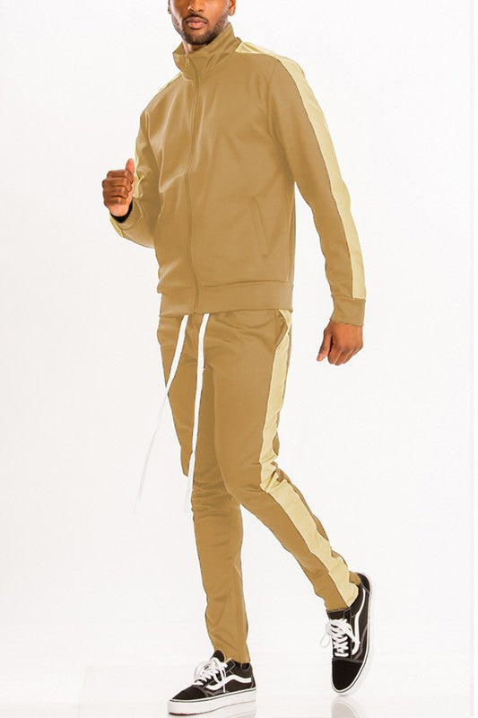  Men's Single Stripe Track Set | Zarnesh 