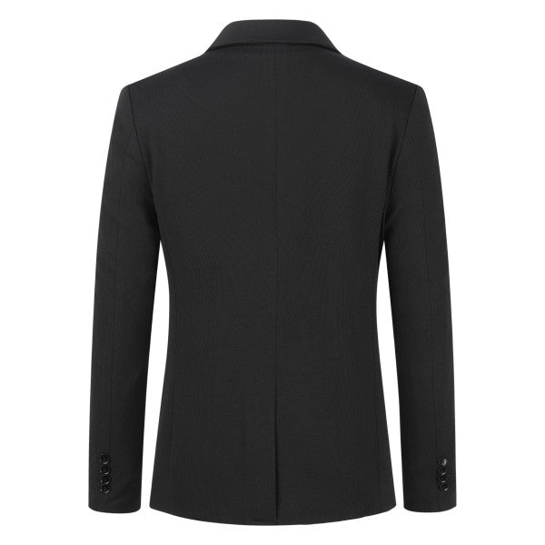 Men’s Slim Fit Solid Color Modern Single-Button Jetted Blazer | Zarnesh