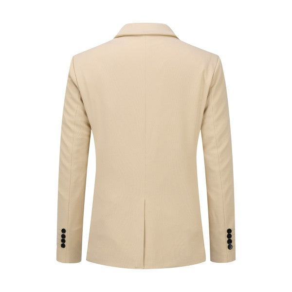 Men’s Slim Fit Solid Color Modern Single-Button Jetted Blazer | Zarnesh