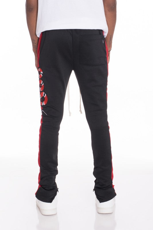 Men's Snake Patch Stripe Track Jogging Pants | Zarnesh