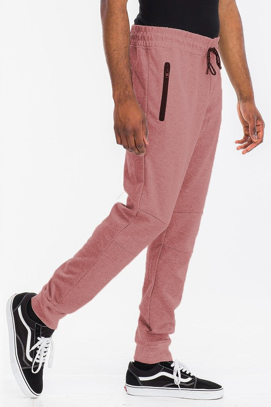 Men Weiv Solid Heathered Jogger | Zarnesh