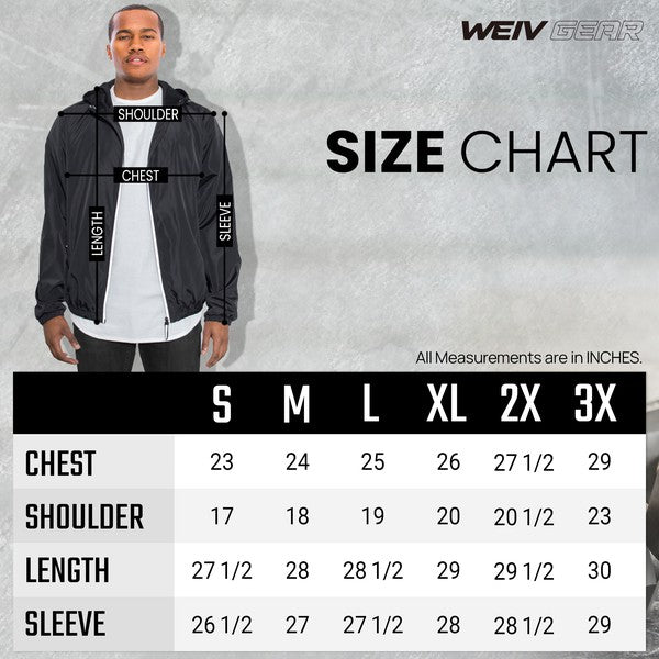 Men’s Solid Lightweight Windbreaker Hooded Jacket | Zarnesh