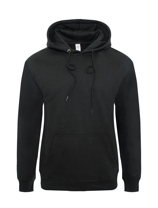 Men's Solid drawstring Fleece Pullover Sweatshirts Hoodie | Zarnesh