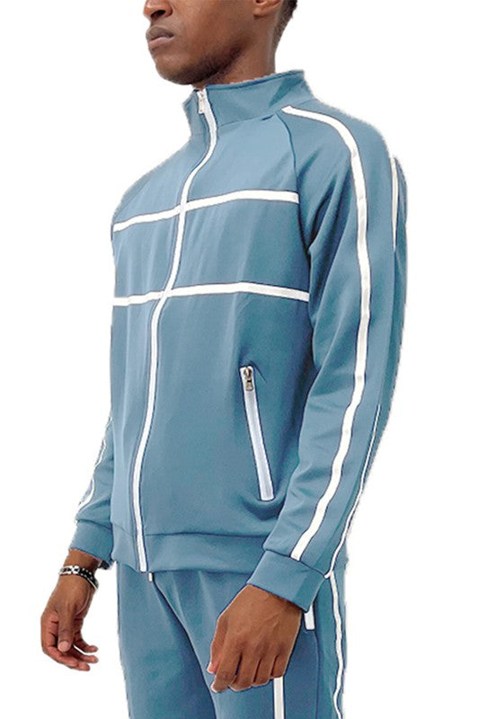Men’s Sportswear Zip-Up Stripe Track Jacket | Zarnesh