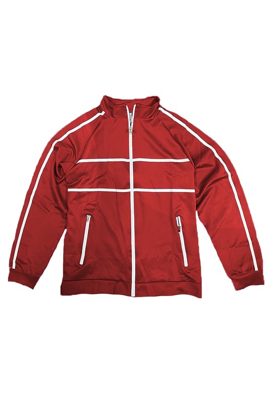 Men’s Sportswear Zip-Up Stripe Track Jacket | Zarnesh
