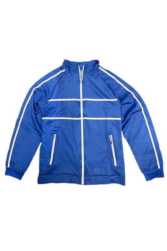 Men’s Sportswear Zip-Up Stripe Track Jacket | Zarnesh