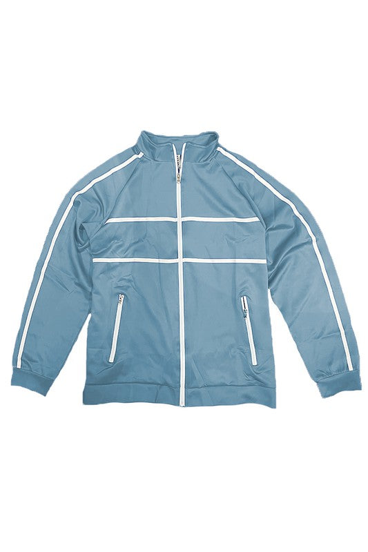 Men’s Sportswear Zip-Up Stripe Track Jacket | Zarnesh