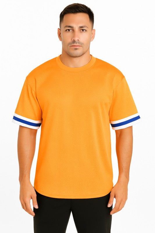 Men’s Sporty Tee Short Sleeve Mesh T-Shirt | Zarnesh