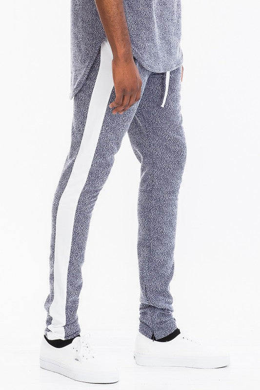 Men's  Stripe Athletic Track Jogger Pants | Zarnesh