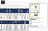 Falcon Guide size chart and measurement guide for men's clothing on a white background