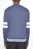 Men's Two Stripe Button Weiv Cardigan | Zarnesh