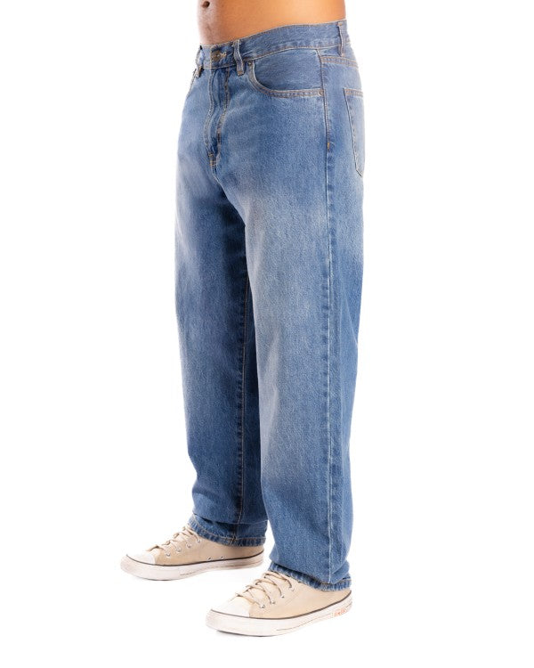 Men's Washed Loose Fit Baggy Jeans | Zarnesh
