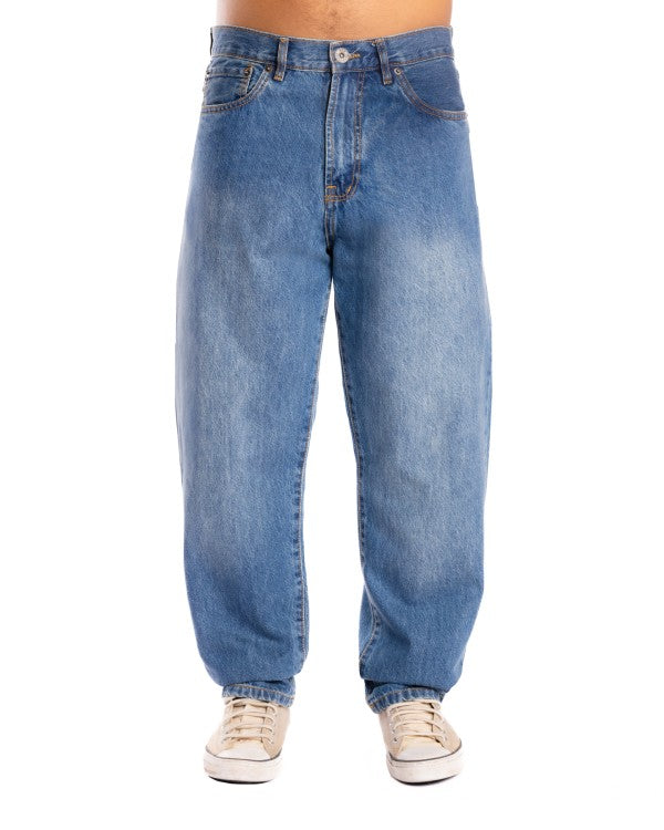 Men's Washed Loose Fit Baggy Jeans | Zarnesh