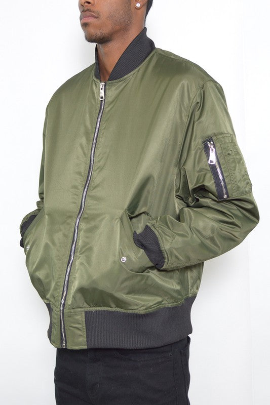 Men's Water Repellent Windbreaker Padded Bomber Jacket | Zarnesh