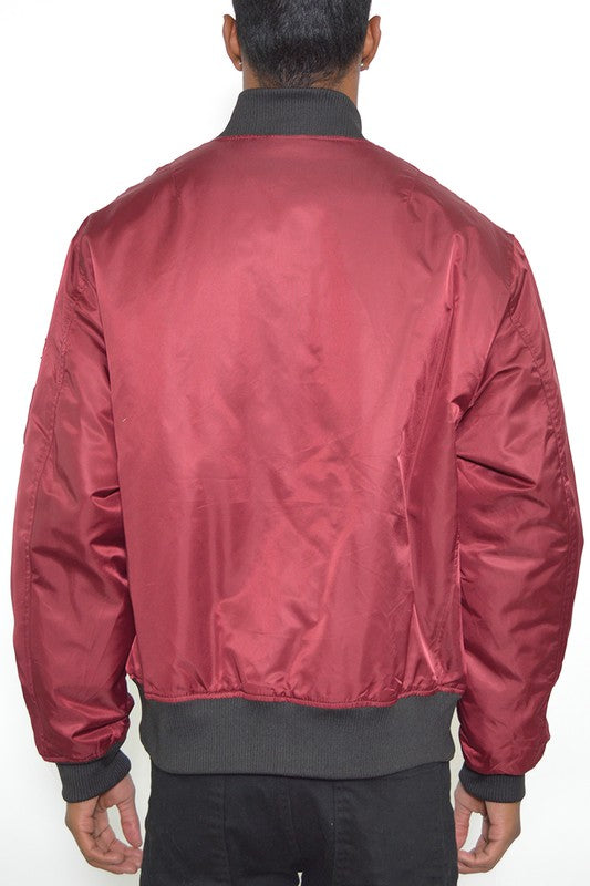 Men's Water Repellent Windbreaker Padded Bomber Jacket | Zarnesh