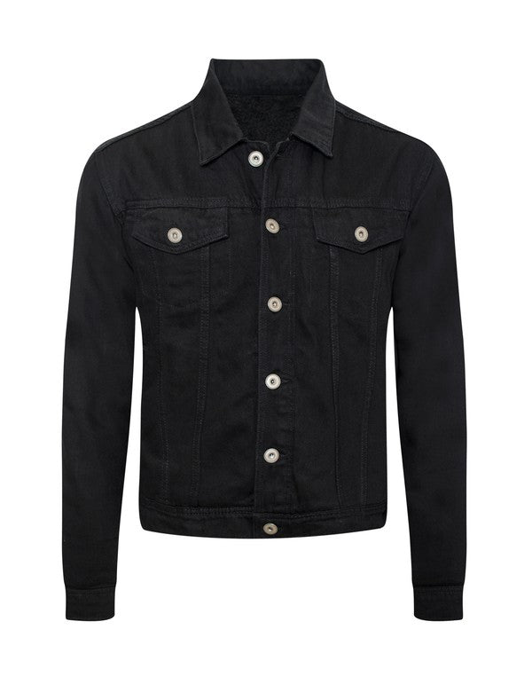 Men's Winter Sherpa Lined Denim Jacket | Zarnesh