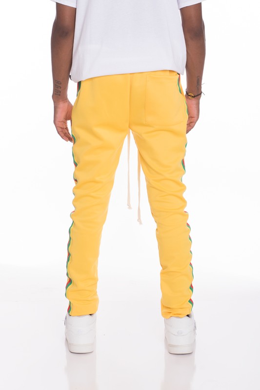 Men’s Rasta Color Stripes Jogger Pants | Zarnesh