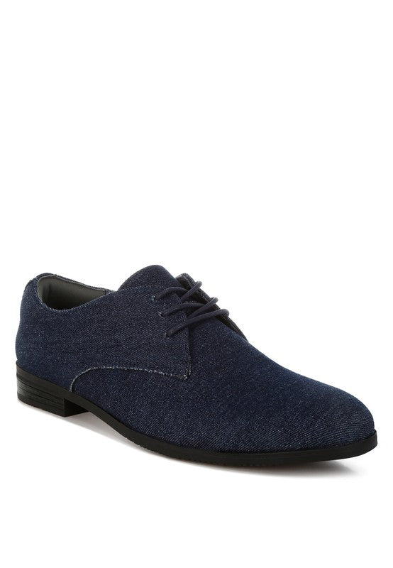 Men’s Zapier Denim Lace Up Oxford Shoes | Zarnesh