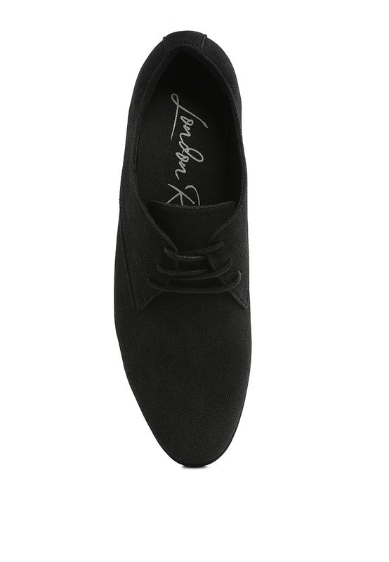Men’s Zazie Suede Classic Lace Up Derby Shoes | Zarnesh