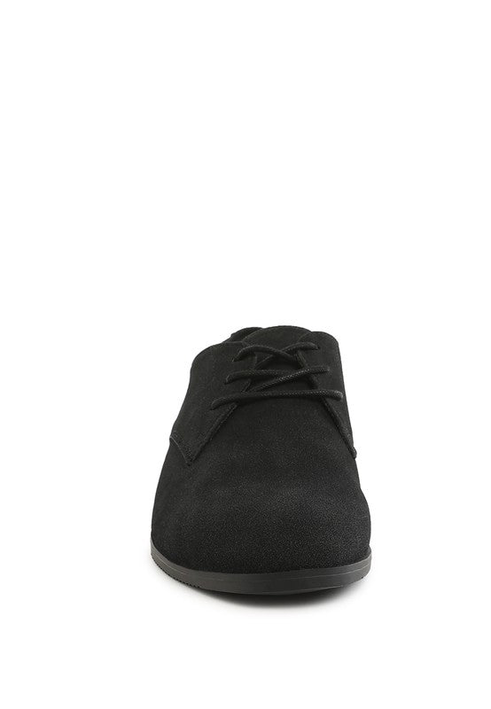 Men’s Zazie Suede Classic Lace Up Derby Shoes | Zarnesh