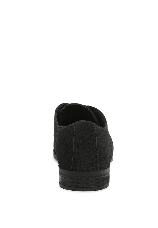 Men’s Zazie Suede Classic Lace Up Derby Shoes | Zarnesh