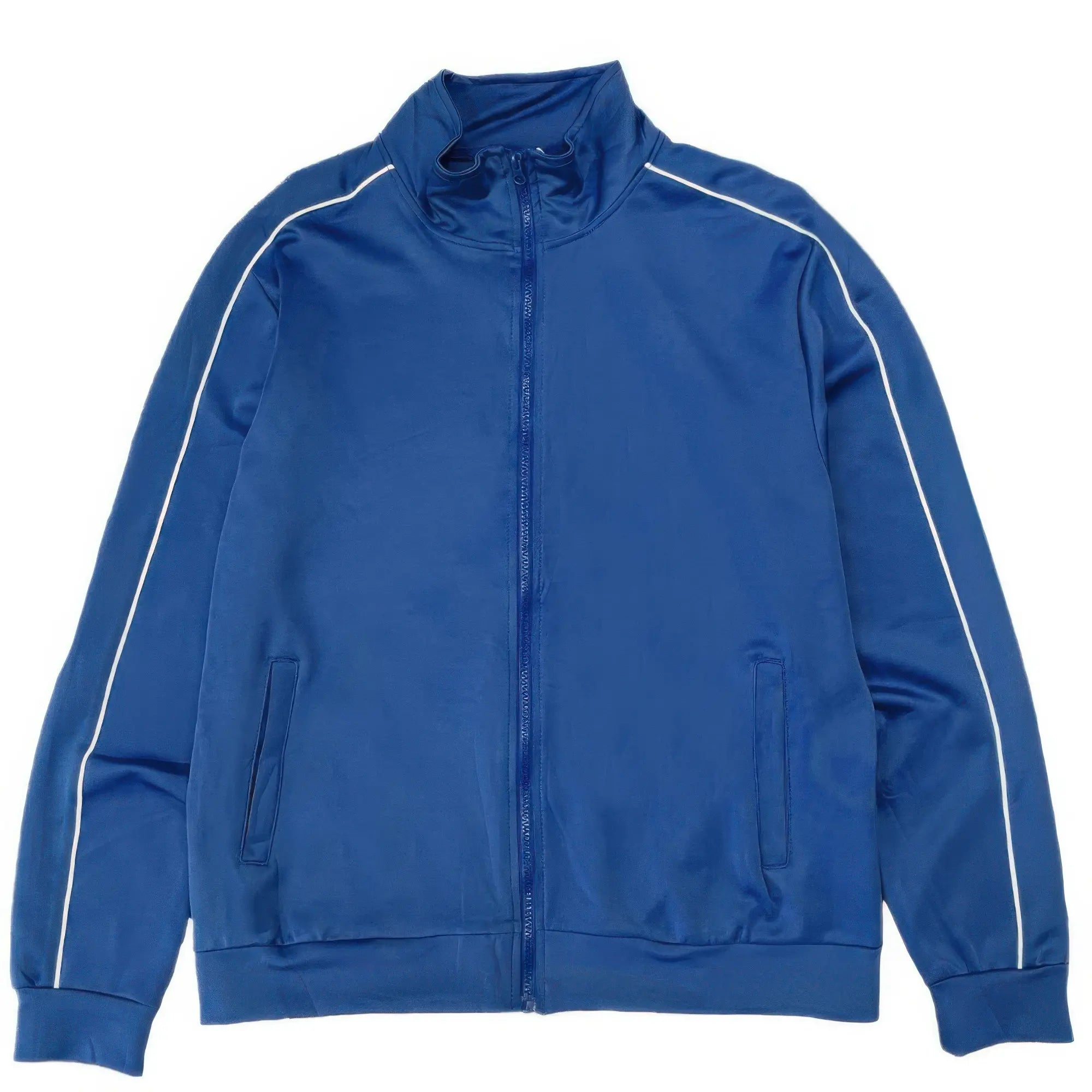 Men's Zip Up Side Pipe Collar Track Jacket | Zarnesh