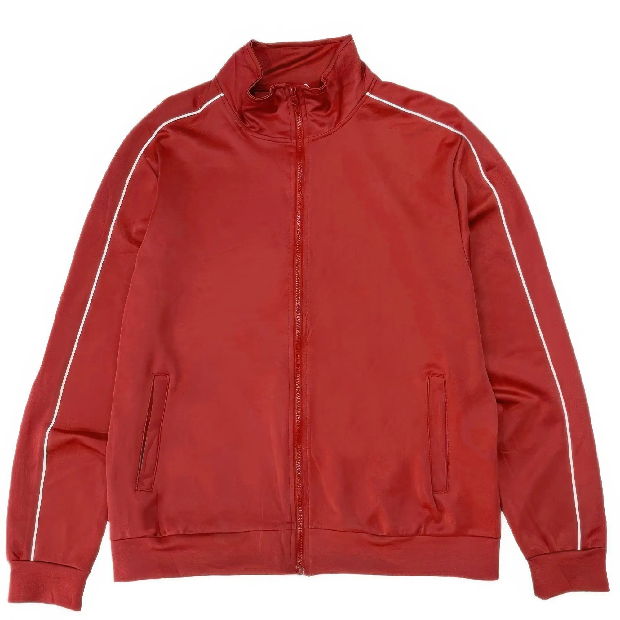 Men's Zip Up Side Pipe Collar Track Jacket | Zarnesh