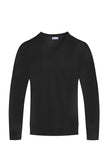 Mens Solid V-Neck Sweater | Zarnesh