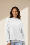 Oversized Mock Neck Reversible Sweatshirt | Zarnesh