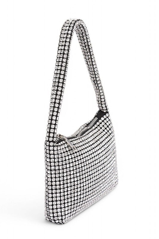 Rhinestone Iconic Rhinestone Evening Clutch Swing Bag | Zarnesh