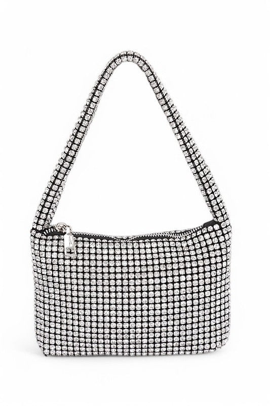 Rhinestone Iconic Rhinestone Evening Clutch Swing Bag | Zarnesh