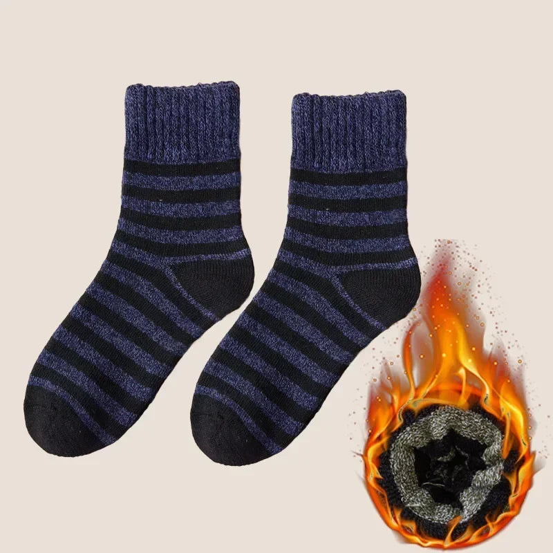 Men's 5 Pairs Thicken Wool Socks - Thermal Insulation Against Cold | Zarnesh