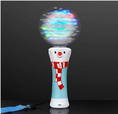 LED Spinning Winter Wonderland Light Up Wand | Zarnesh