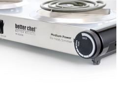 Better Chef Stainless Steel Dual Electric Burner | Zarnesh