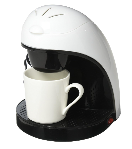 Brentwood Single Cup Coffee Maker - White  | Zarnesh