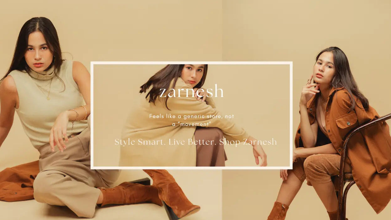 Shop trendy fashion, beauty, and lifestyle products online at Zarnesh with easy and affordable shopping