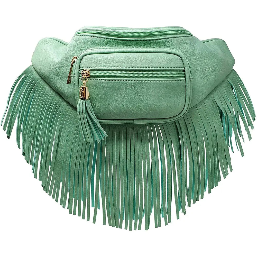 Women’s Solene Fashion Fanny Pack Fringe Tassel Waist Bag | Zarnesh