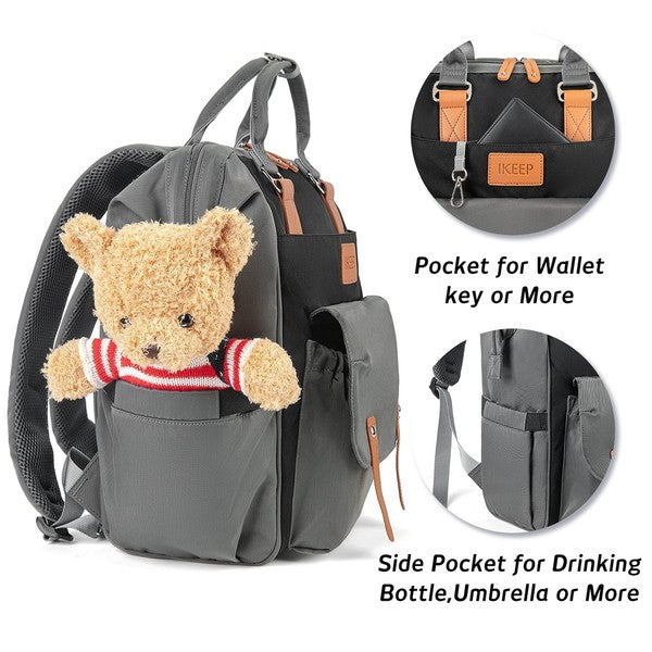 Unisex Multi-Functional Backpack Diaper Bag | Zarnesh