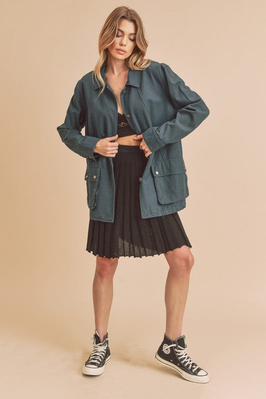 Women’s Renay Oversized Utility Pockets Jacket | Zarnesh
