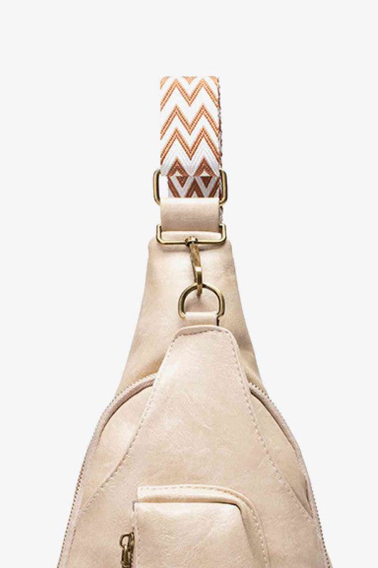 Women Ally Sling Bag with Woven Strap | Zarnesh