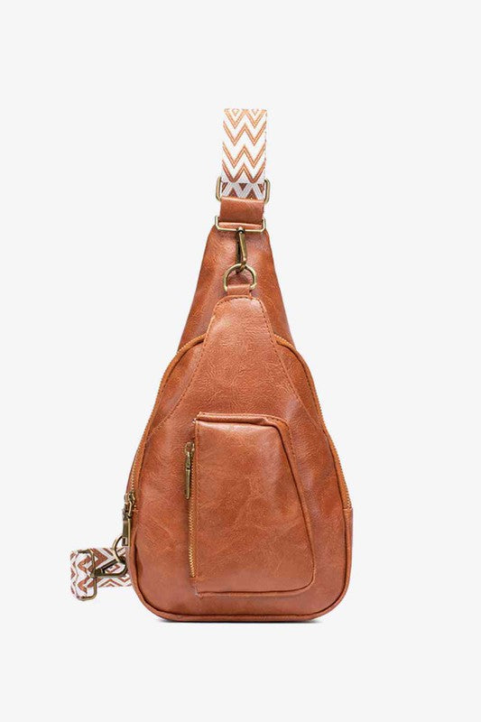Women Ally Sling Bag with Woven Strap | Zarnesh
