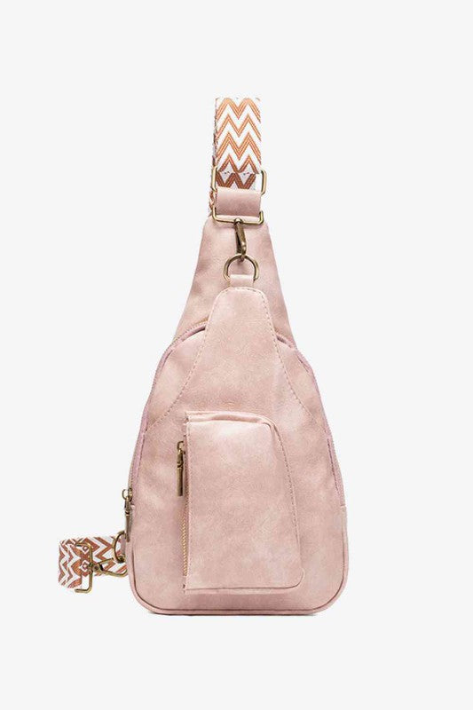 Women Ally Sling Bag with Woven Strap | Zarnesh