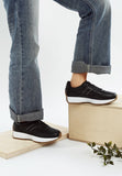 Women Athion Studded Real Leather Lug Soles Sneakers | Zarnesh